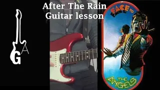 After The Rain by The Angels, guitar lesson.