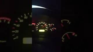 Hyundai Accent 1.3 84HP 2004  Top Speed and an idiot suddenly appeared...