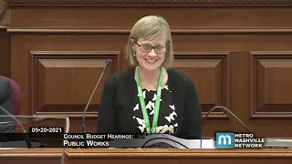 05/20/21 Council Operating Budget Hearings: Public Works