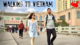 HOW TO WALK to VIETNAM from CHINA! (Dongxing to Mong Cai)