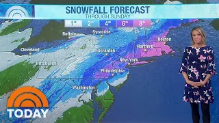 Winter Storm Watch: Midwest Sees Subzero Temperatures, Northeast Preps For More Snow | TODAY