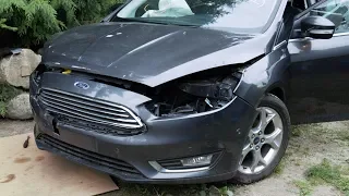 2015 Ford Focus Titanium front end disassembly rebuild project