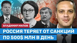 МИЛОВ о потерях России от санкций, росте инфляции, прогнозах на ход войны и Навальном