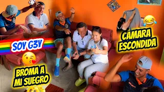 BROMA A MI SUEGRO | CAMARA ESCONDIDA SALE M4L 😱😂