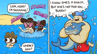 Funny Nerd and Jock Webcomic Dub || Hilarious Comics #2