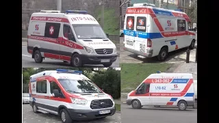 4x Into-Sana ambulances responding code 3 (compilation)