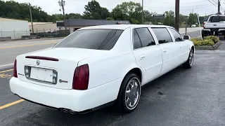 2000 Cadillac Deville Custom Coach Limousine Stretch 9 Passenger Executive