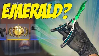 I can't believe this! Unboxing a $20,000 Gamma Doppler Emerald Butterfly Knife (Factory New). LUCK