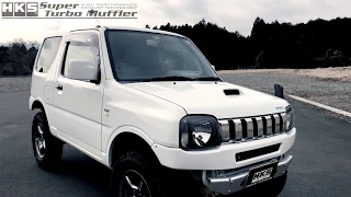 SUZUKI JIMNY JB23W  K6A(T/C) HKS SUPER TURBO MUFFLER