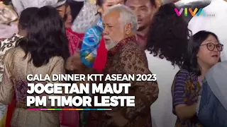 PECAH! Xanana Gusmao Goyang Gala Dinner KTT ASEAN di Jakarta