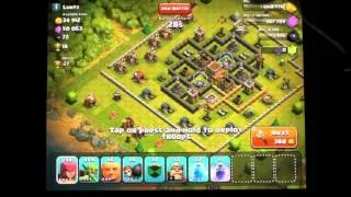 Clash of clans- raiding with a TH7 from Bonbee's Daddy