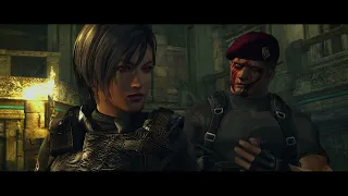 re5 funny moment with leon,ashey,ada and krauser dialogues.