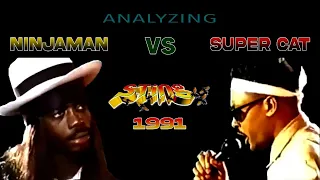 Analyzing Ninjaman vs Super Cat (Sting 1991)