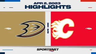 NHL Highlights | Ducks vs. Flames - April 2, 2023