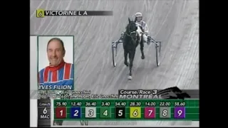 2007 Montreal CANACO RUNNER Sylvain Filion Coupe de l'Avenir 2YO Fillies Trot $140,000