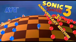 Sonic the Hedgehog 3 [1994] "REMAKE" 30th Anniversary (SEGA Genesis/MD) Antonio's Video Games(1080p)