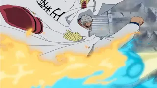 Garp Punch Marco in Marineford battle|#onepiece#garp#whitebeard