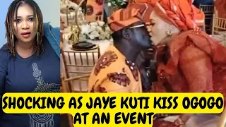 TOO MUCH LOVE ACTRESS JAIYE KUTI AND TAIWO OGOGO K1SS PUBLICLY AT AN EVENT