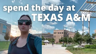 Spend the day with me at Texas A&M | college vlog