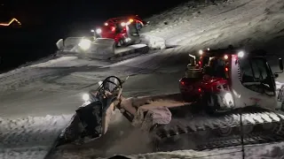 snow groomer on Bettmeralp (Valais, CH) 10.01.2023