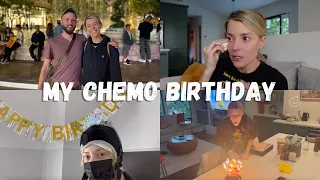 Treatment highs and lows, my brother visits, and chemo on my birthday!