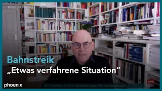 Prof. Wolfgang Schroeder zum Bahnstreik der GDL am 02.09.21