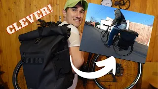 I Tried a CLEVER BACKPACK that's also a PANNIER | Craft Cadence