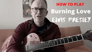 Burning Love | Elvis | Simple Electric Guitar Lesson
