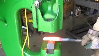 50 LB. LITTLE GIANT POWER HAMMER DEMO.