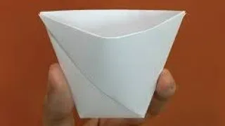 How To Make A Paper Cup That Holds Water (HD)