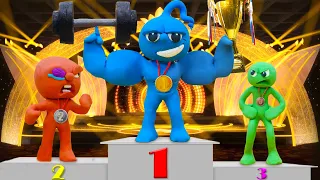 Blue Clay Is The Champion Olympic - Tiny Clay Life Story | TDC Clay Mew Funny Animation