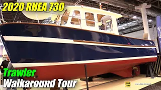 2019 Rhea 730 Trawler Boat - Walkaround - 2019 Boot Dusseldorf