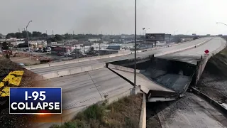 I-95 collapse updates: Driver lost control of tanker before fire, officials say