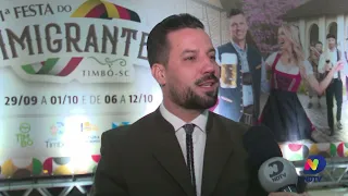 Festa do Imigrante é lançada oficialmente em Timbó