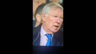 Ferguson Reaction on Manchester United performance against Liverpool ( His face says it all 😥 )