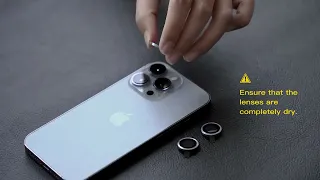 JETech Camera Lens Protector Installation