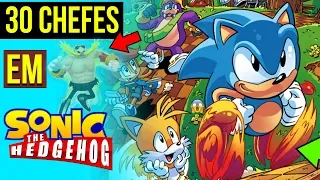 21 CHARACTERS no SONIC VS 30 CHEFES 😱 | SONIC FAN GAMES