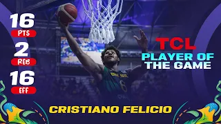 Cristiano Felicio 🇧🇷 | 16 PTS | 2 REB | TCL Player of the Game vs. Dominican Republic