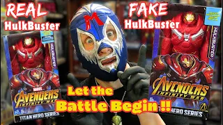 Ep. 31 KNOCK OFF HulkBuster Vs Hasbro HulkBuster. Which is the BEST  superhero action figure?
