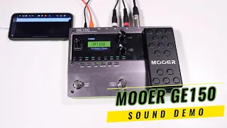 MOOER GE150 процессор гитарных эффектов и обзор педали мультиэффектов (Amp & Direct) демо звуков