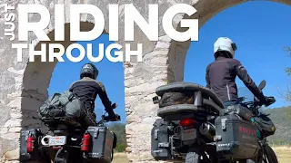 S02-E14 🇲🇽 We go motorcycle CAMPING in the ruins of an ABANDONED church!