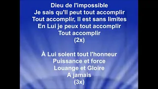 DIEU DE L'IMPOSSIBLE - Momentum (Feat  Laëtitia Perraud)