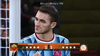 PES 2021 - Roma vs Ajax - UEFA Europa League - Penalty Shootout