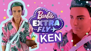 MORE OF THIS! 🤩 | Barbie Extra Fly Ken Beach doll unboxing & review! 😎🌴🌊