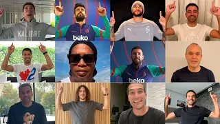 BARÇA TEAMMATES PAY TRIBUTE TO LEO MESSI