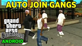 Auto Join Gangs Mod - GTA SA Android