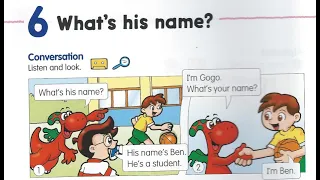 Unit 6:What's his name? - GoGo loves English 1