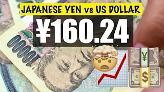 Japanese Yen ¥160 to the Dollar, Exchange Rate Impact in Japan