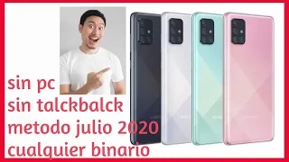 Como QUITAR Cuenta GOOGLE Samsung Galaxy A51 ANDROID 10 FACIL PARA PRINCIPIANTES  SIN PC / GRATIS