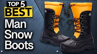 ✅ TOP 5 Best Snow Winter Boots For Men  [ 2023 Buyer's Guide ]